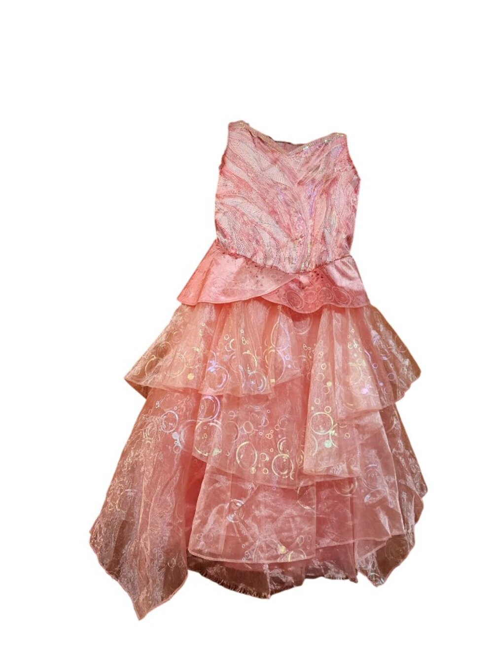 Wicked Movie Kids Deluxe Glinda Costume Sizes Medium ( 7/8 ) AS IS